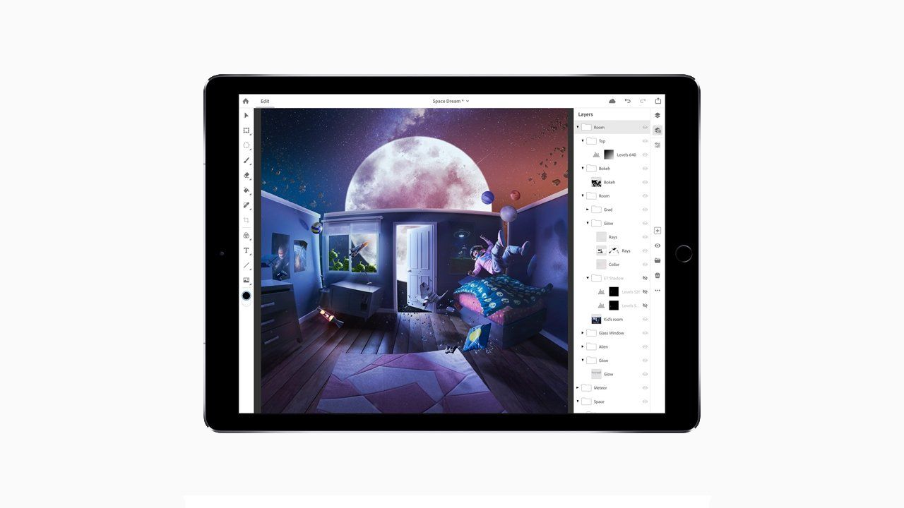 Adobe Updates Photoshop For iPad With New Smudge, Sponge Tools