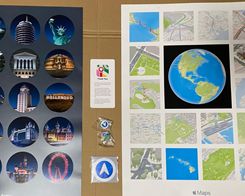 Apple Maps Team Gifted Posters & Pins For New Maps Experience