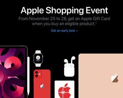 Apple to Hold Black Friday Shopping Event Starting on November 25