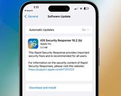 Apple Releases Another Rapid Security Response Update for iOS 16.2 Beta Users