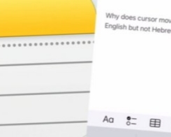Notes for iOS 17 Has a Right-To-Left Typing Problem