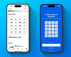 iOS 17.5 Expands Puzzles Collection with Leaderboards and New ‘Quartiles’ Word Game