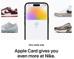 Apple Card Promo Offers 10% Daily Cash at Nike