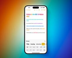 iOS 18 Notes App Supports Colors for Highlighting Typed Text