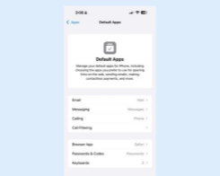 iOS 18.2 Adds 'Default' Section for Managing Your Preferred Apps