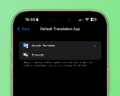 Google Translate Can Now Be Set as the Default Translation App on iOS