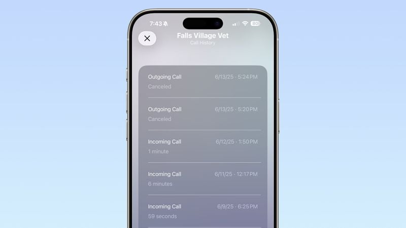 iOS 26: See Your Full Call History With Any iPhone Contact