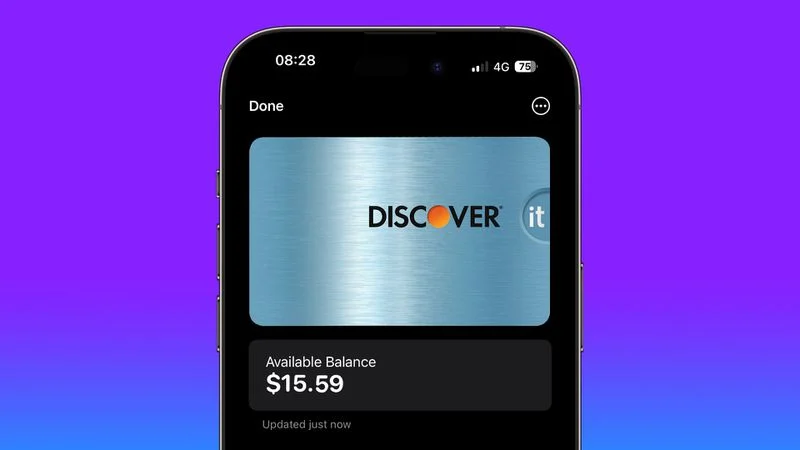 Apple Wallet App Now Shows Balances for Discover Credit Cards