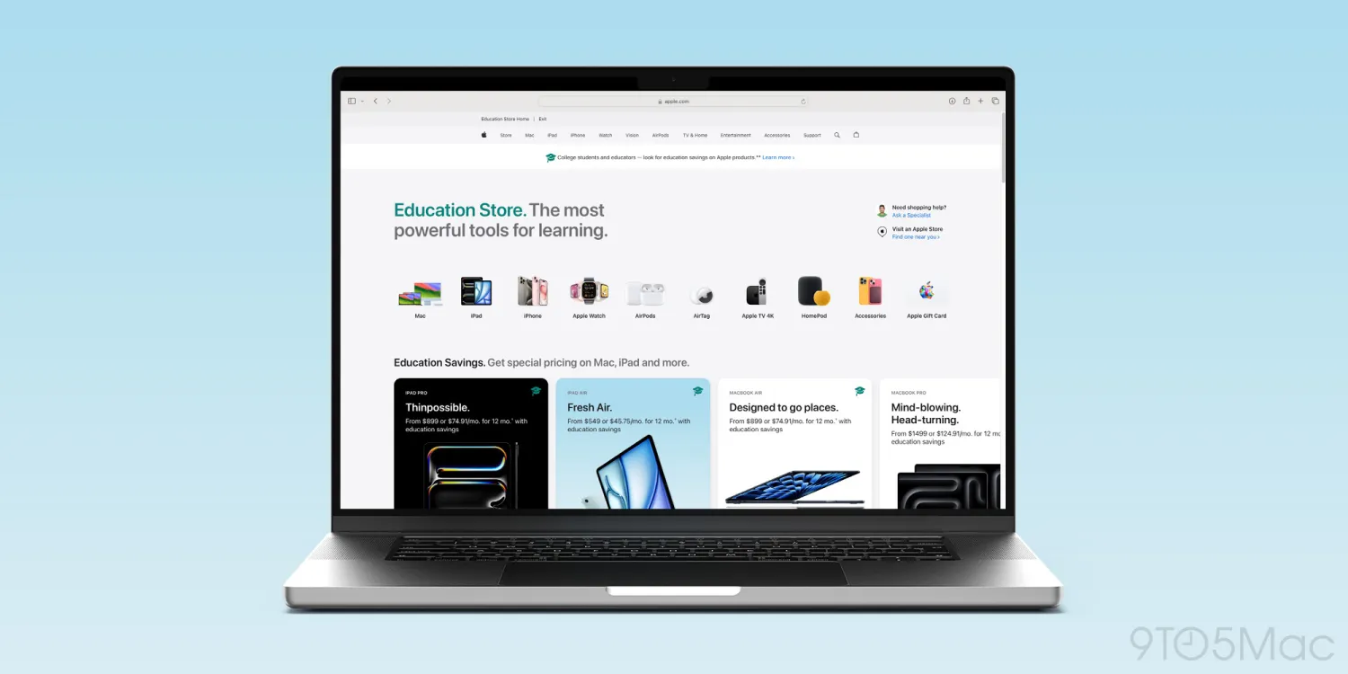 Apple Re-Launches online Education Store with Expansive Design Refresh