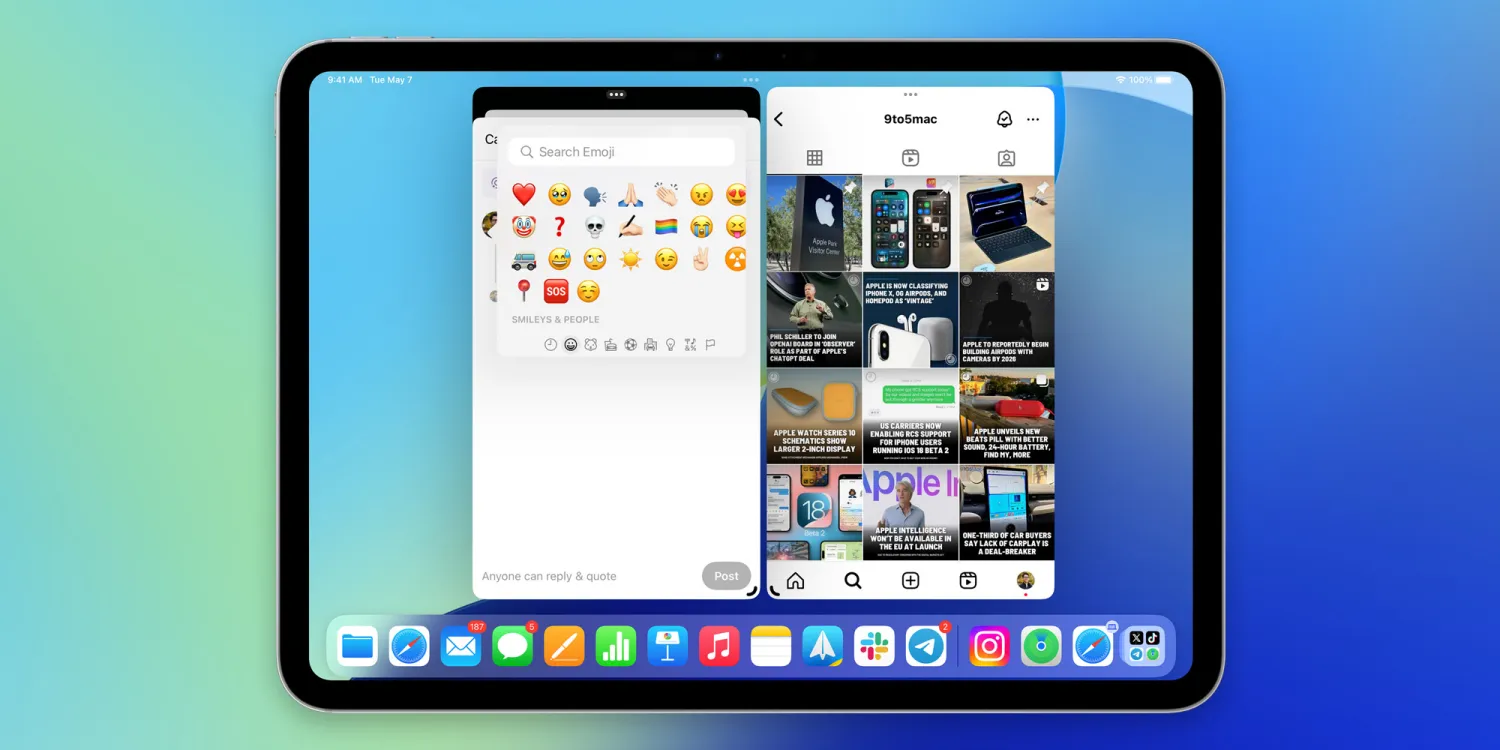 iPadOS 18 Makes it Easier to Choose and Add Emoji When Typing in iPhone Apps