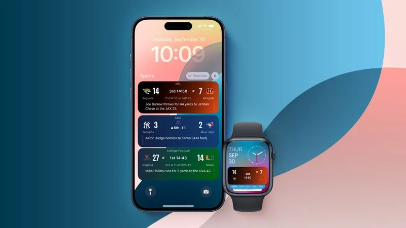 Apple Sports App to Offer Live Scores and Play-by-Play for More Leagues on iPhone's Lock Screen