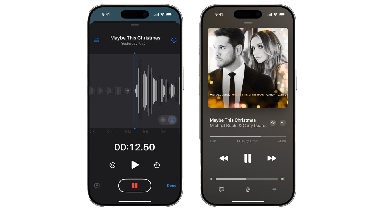 iPhone 16 Pro Lineup Gets Layered Voice Memos Feature in iOS 18.2