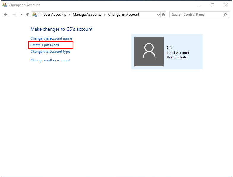 Windows Administrator Account Password Setup Guide