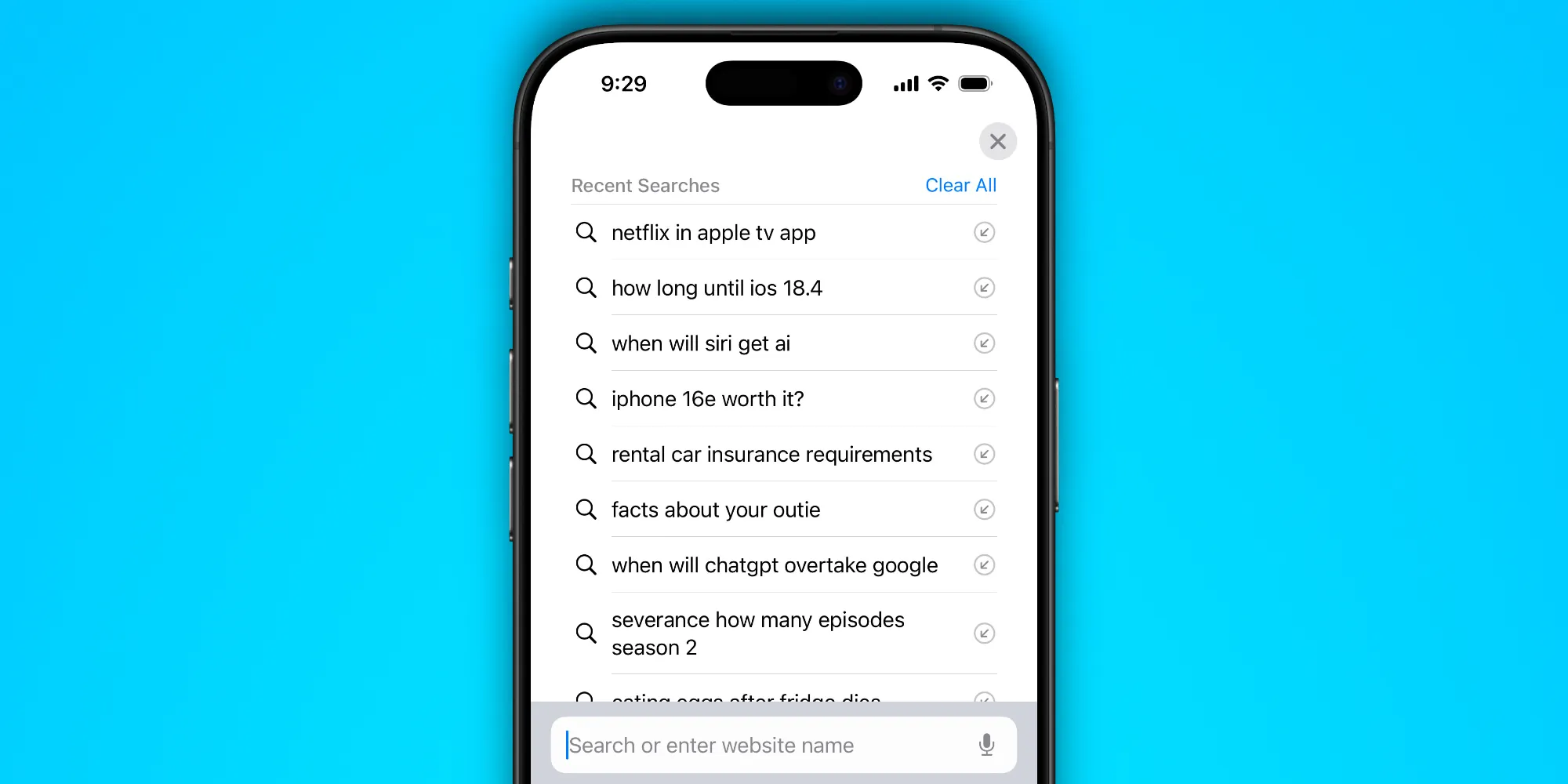 iOS 18.4 Makes Your Safari Search History Way More Visible, for Better or Worse