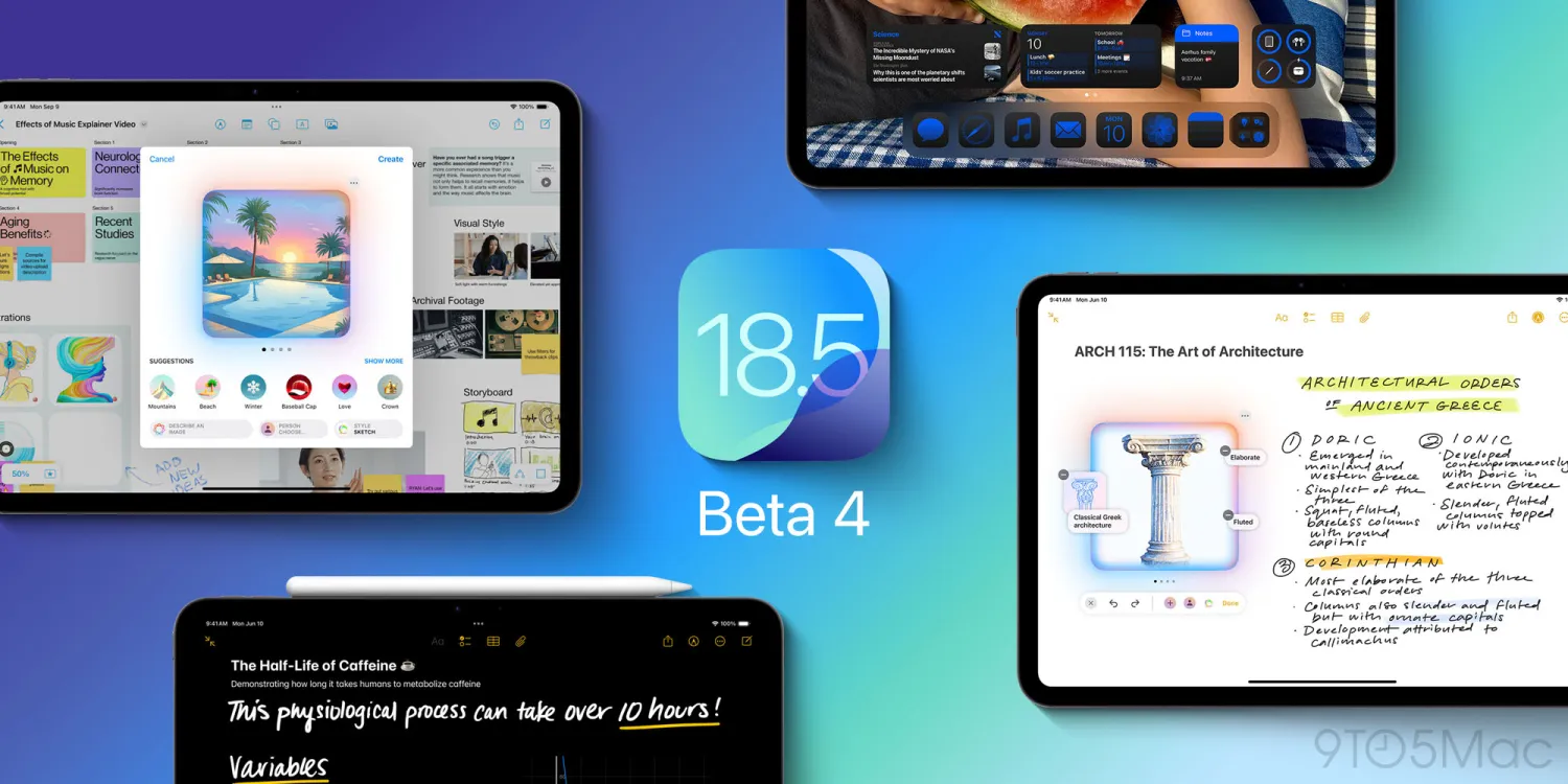 Apple Releases iOS 18.5 beta 4