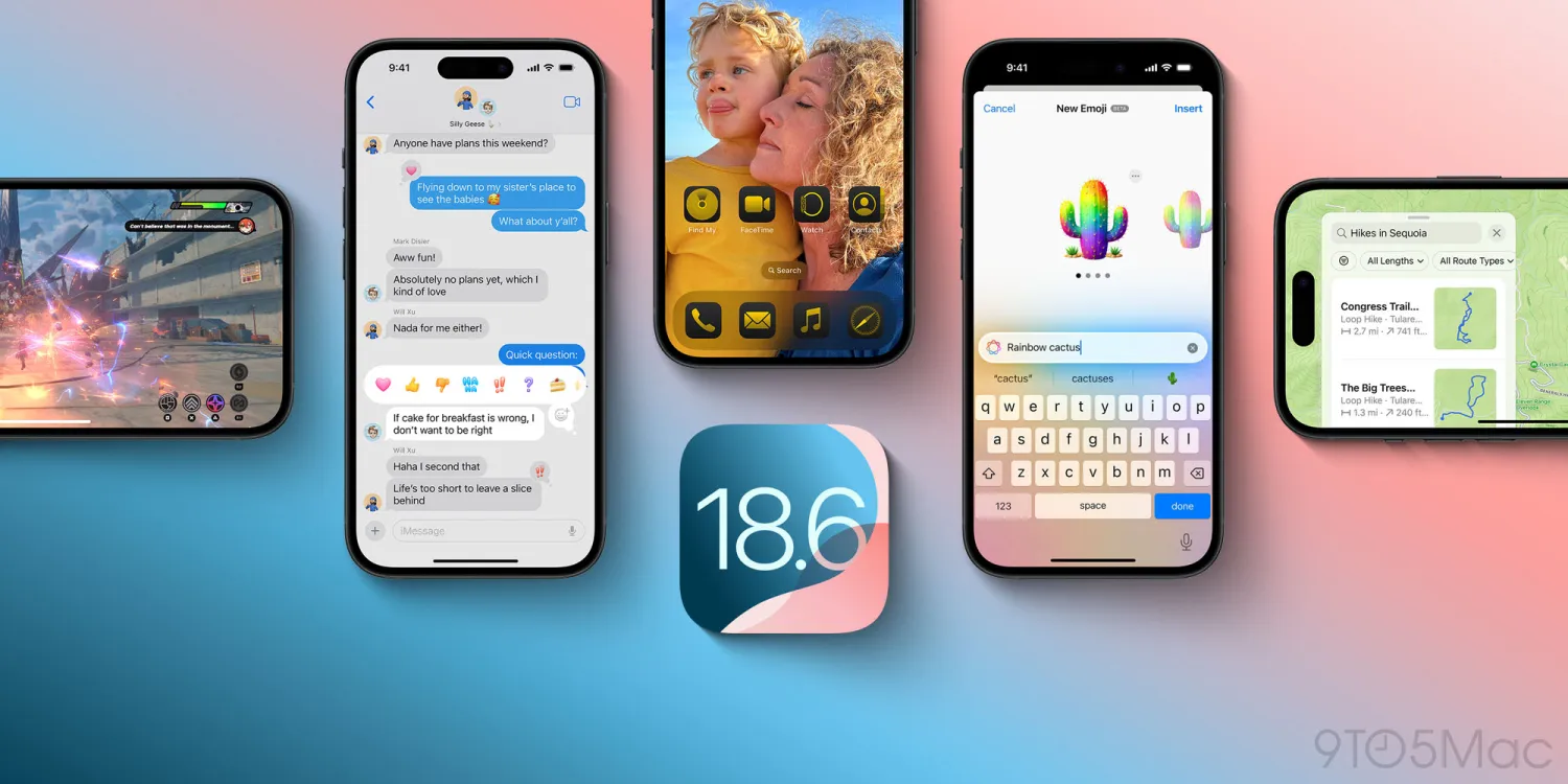 iOS 18.6 RC Beta and More Now Available as Launch Nears