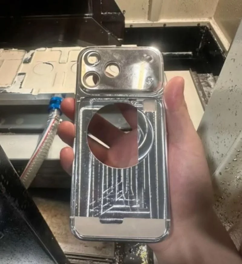 Alleged iPhone 17 Pro Chassis Offers First Look at All-Aluminum Body