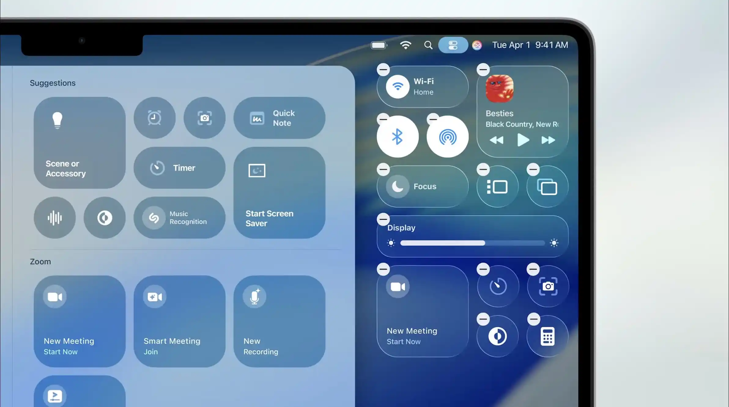 macOS Tahoe Revamps Control Center Completely, Here’s what’s New