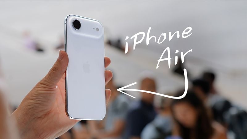 Here Are 5 Smaller iPhone Air Details You Might Have Missed, Including Only a Single Speaker Here Are 5 Smaller iPhone Air Details You Might Have Missed, Including Only a Single Speaker