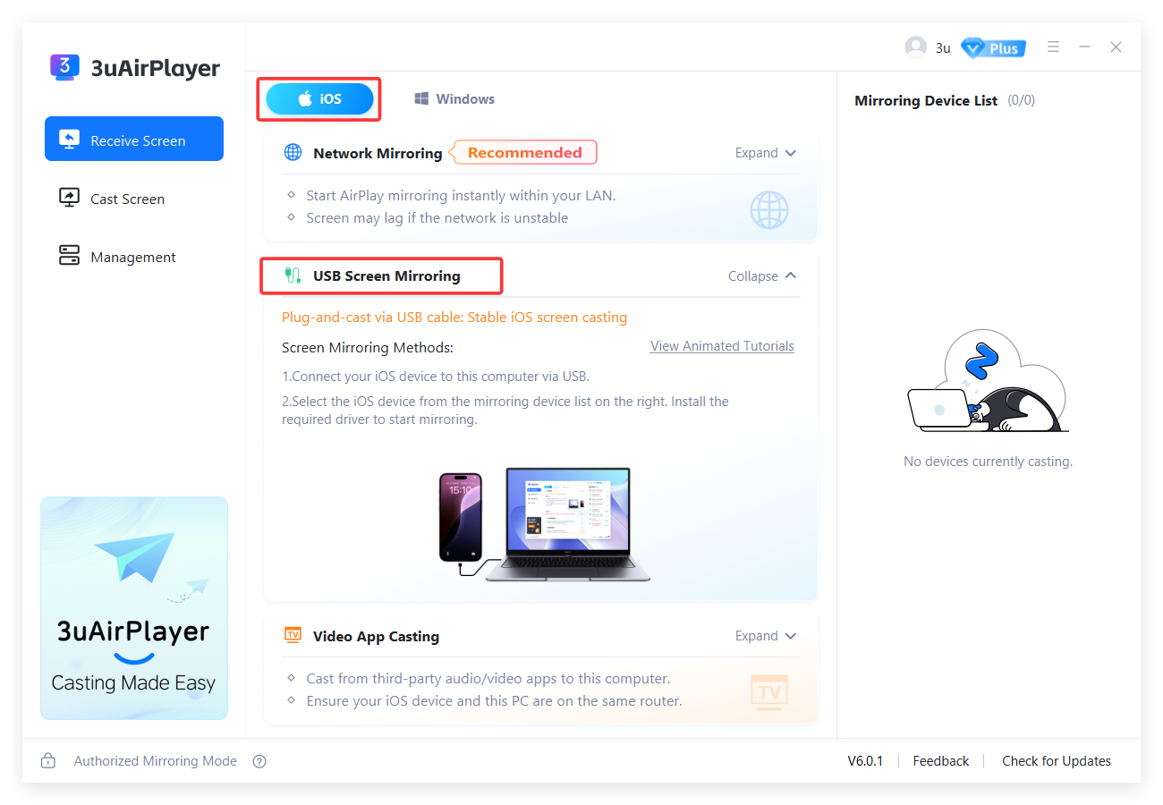 How to Fix No Response When Casting via USB