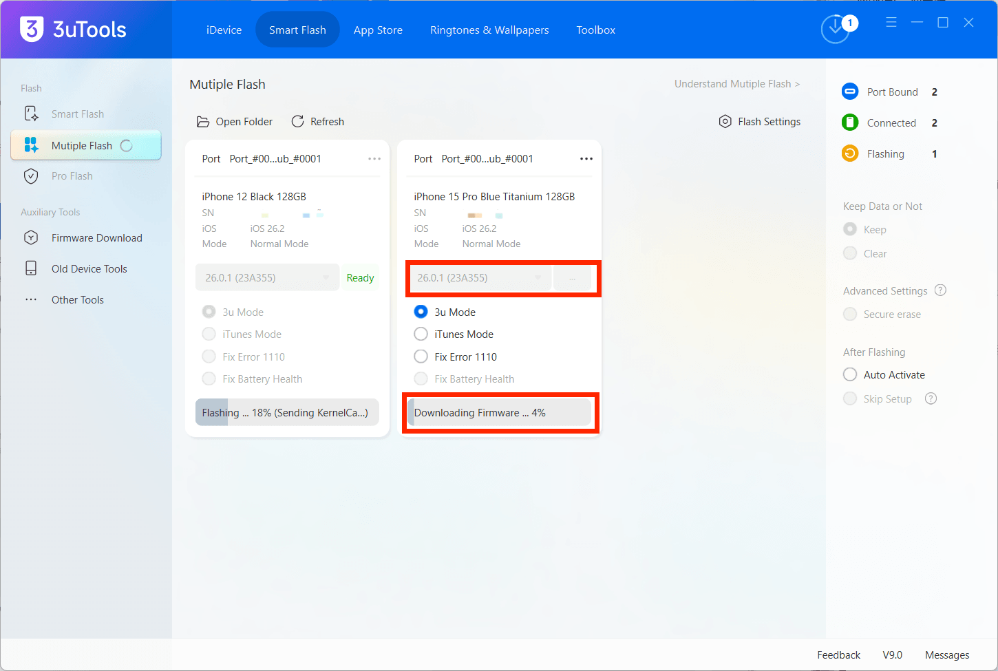 What’s 3uTools Multiple Flash?