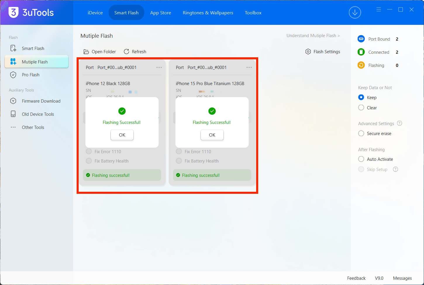 What’s 3uTools Multiple Flash?
