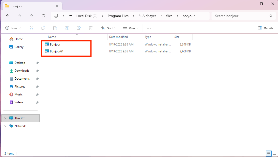 How to Fix “Bonjour Service Missing” in 3uAirPlayer