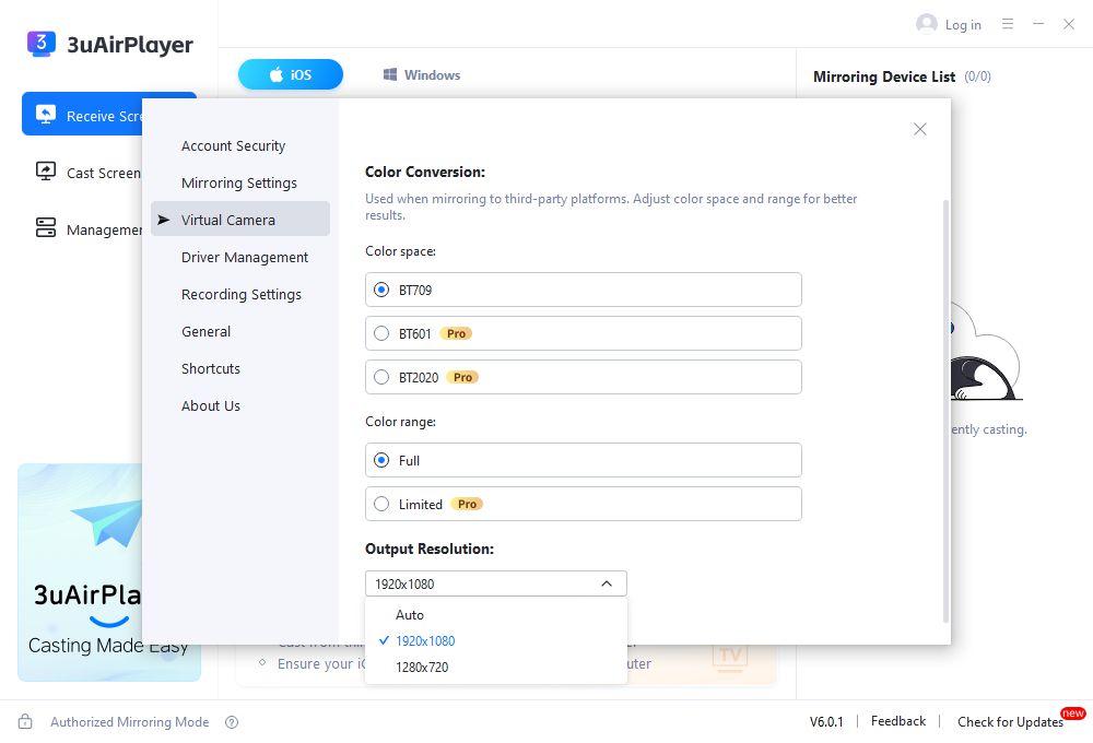 Fix Kwai Crash When Adding 3uAirPlayer Virtual Camera Fix Kwai Crash When Adding 3uAirPlayer Virtual Camera