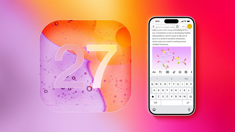  iOS 27 Rumored to Feature Keyboard Upgrade