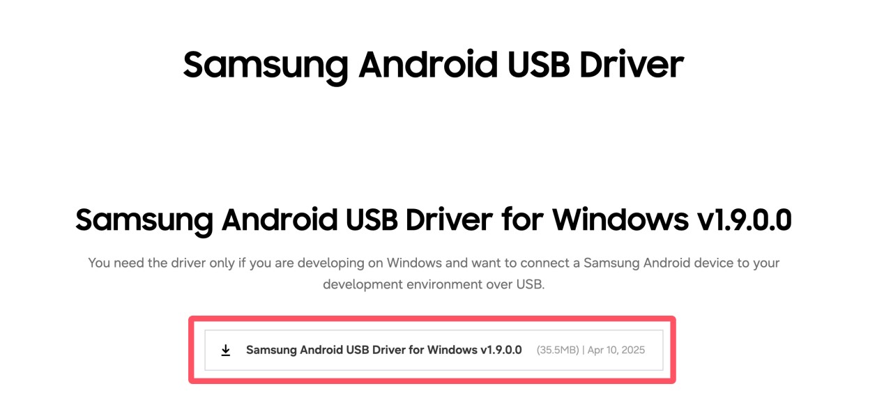 How to Install USB Drivers for Android Devices