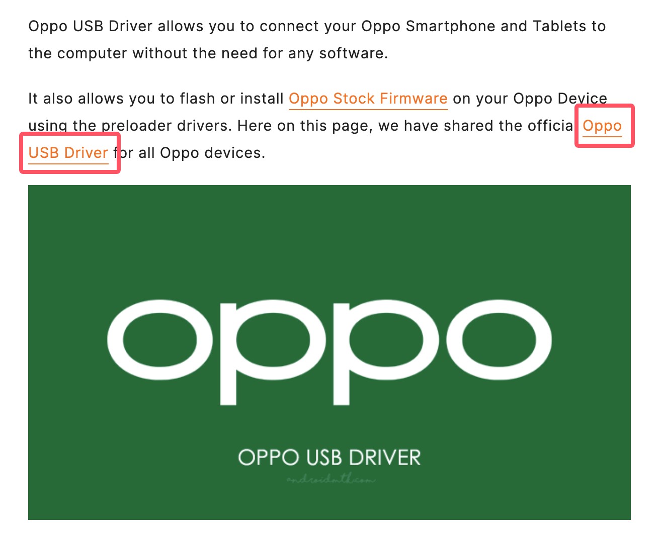 How to Install USB Drivers for Android Devices