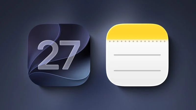  iOS 27 Adds Four New Features to Notes App, Including Markdown Copy-and-Paste