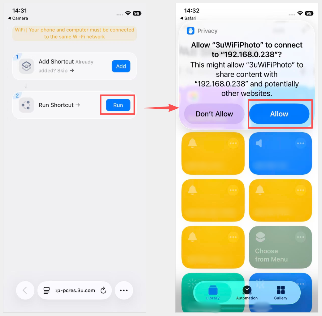 Tutorial on Transferring Photos via Wi-Fi