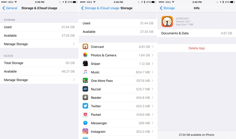 How to Free up iPhone's Storage Space? 