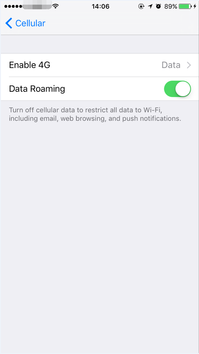 How to Solve Network Connect Problem When You Are Using a New App in iOS ?
