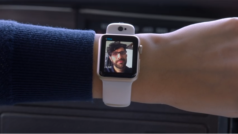 The Apple Watch Gets A Video-chat Camera Watchband