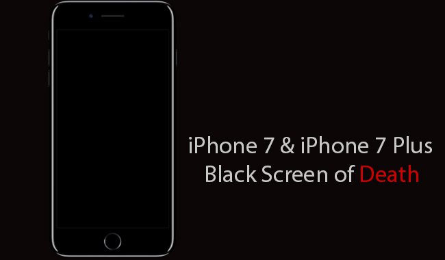 How to Fix iPhone 7 Black Screen of Death? 