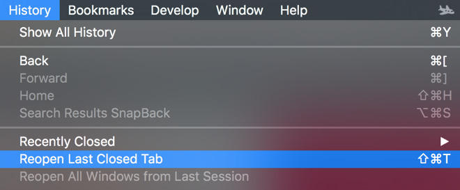 How to Reopen Tabs in Safari for iOS 10 and MacOS Sierra?