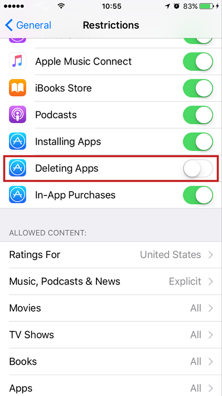 How to Prevent Apps From Being Deleted?