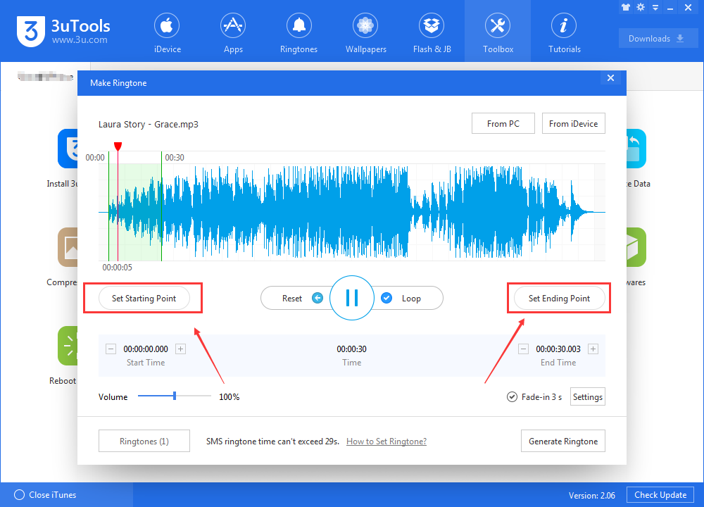 How to Make Ringtone Using 3uTools?