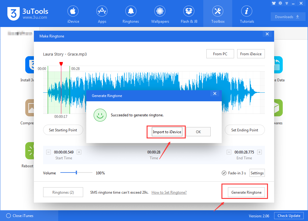 How to Make Ringtone Using 3uTools?