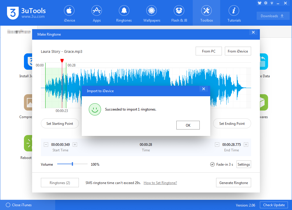 How to Make Ringtone Using 3uTools?