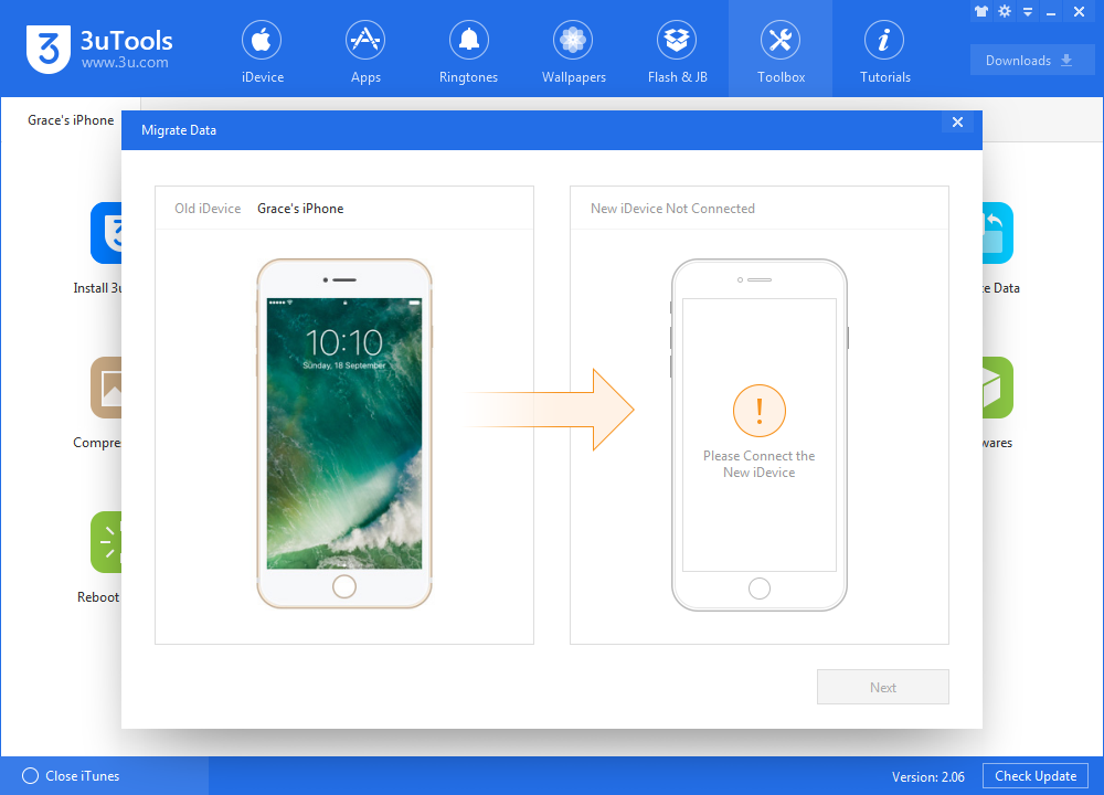 How to Migrate Data Using 3uTools From One iDevice to Another?