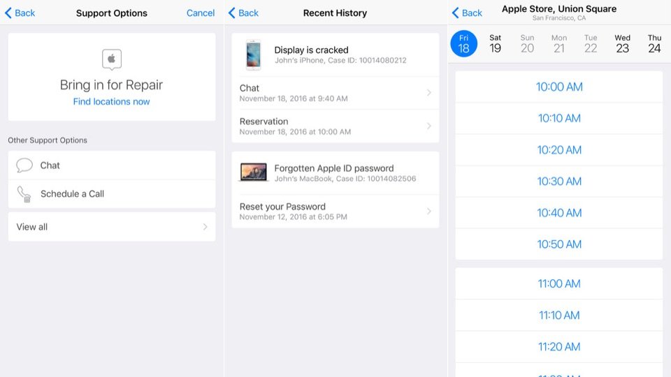 Apple Support Gets its Own Standalone iOS App