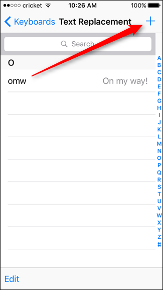 How to Add Custom Text Shortcuts to iOS?