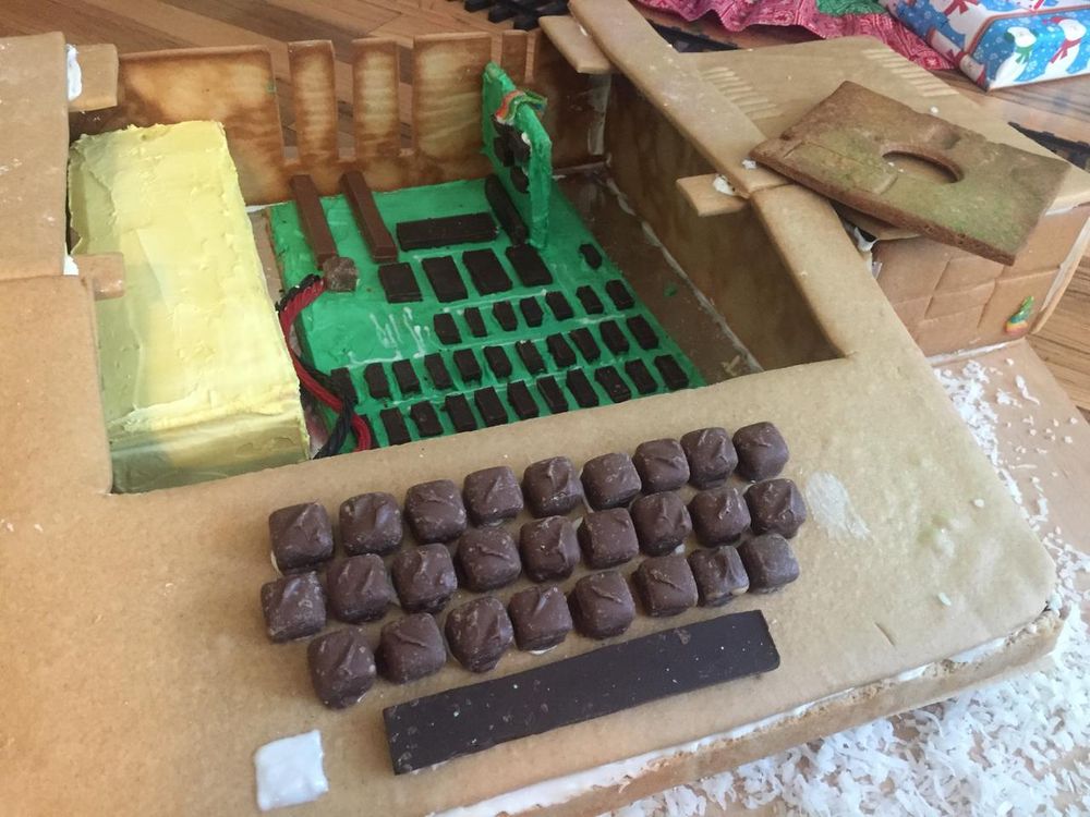 This Father Built His Son An Apple II Out of Gingerbread