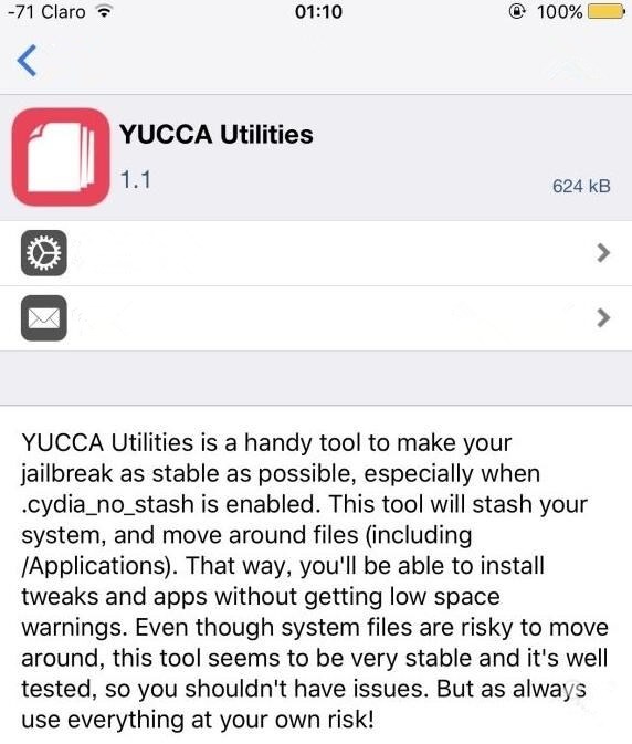 Father of Cydia Recommended Not to Install YUCCA Utilities on iDevice