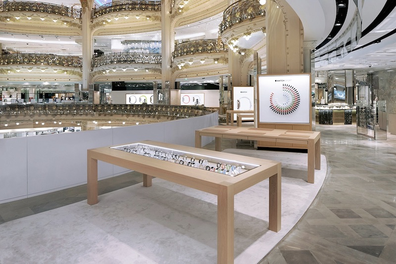 Apple Watch Pop Up Shop at Galeries Lafayette in Paris Shuts Down
