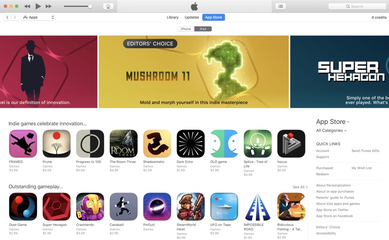 App Store Featuring Indie Games as Part of New Promotion
