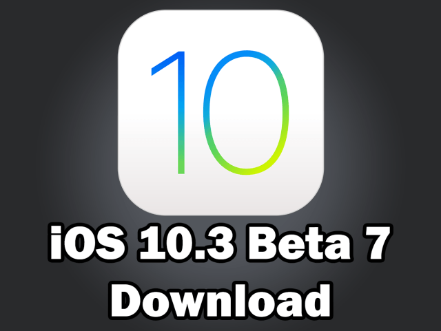 Apple Seeds Seventh Beta of iOS 10.3 to Developers and Public Beta Testers